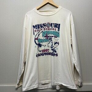 VTG Alore 97 Missouri High School Swimming & Diving Long Sleeve T Sz XL